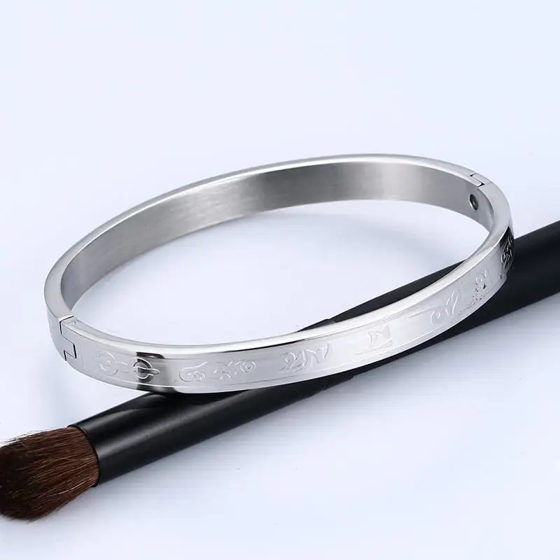 Женский браслет из нержавеющей стали модный золотого/розового/серебряного цвета