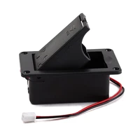 ootdty 1pc 9v battery holder case box cover for guitar bass active pickup connector