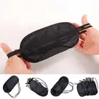 Маска для глаз, черная, мягкая, удобная, для сна