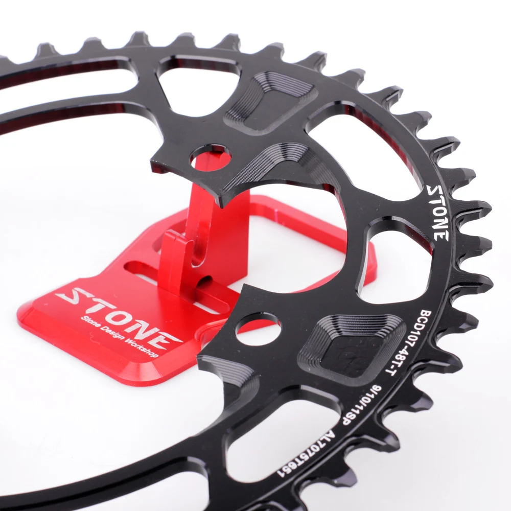 Камень овальная Звездочка 107BCD для Sram Force диаметра окружности болтов (107 bcd MTB