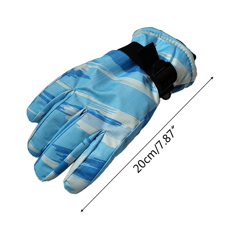 Kids Fashion Print Ski Gloves Winter Snow Snowboard Windproof Waterproof Mitten New Dropship | Детская одежда и обувь