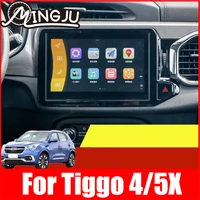for chery tiggo 4 5x 2018 2020 2021 navigation frame glass film cover interior styling gps mouldings trim car accessories parts