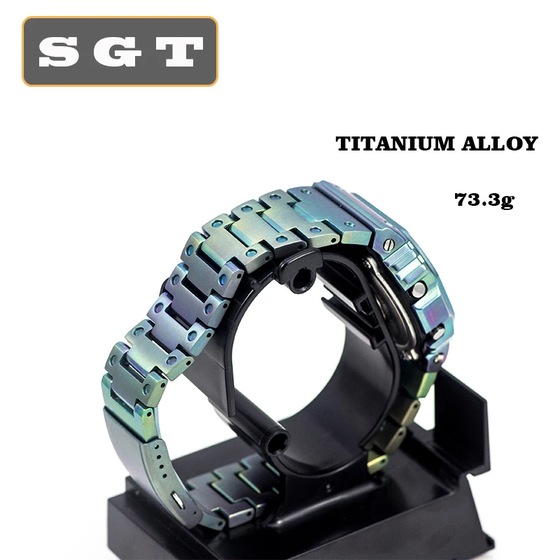 Браслет для наручных часов из титанового сплава DW5600 DW5610 GW5600 Series, ремешок для наручных часов, подходит для часов, рамка, чехол, твердая рамка