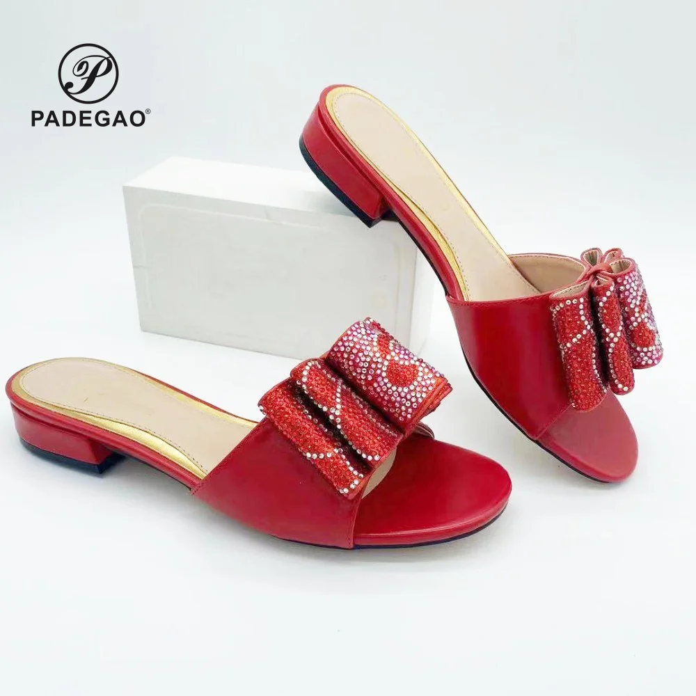 

Красные женские свадебные туфли Украшенные стразы, Роскошные туфли, женские туфли больших размеров 42 на высоком каблуке, сексуальные женск...