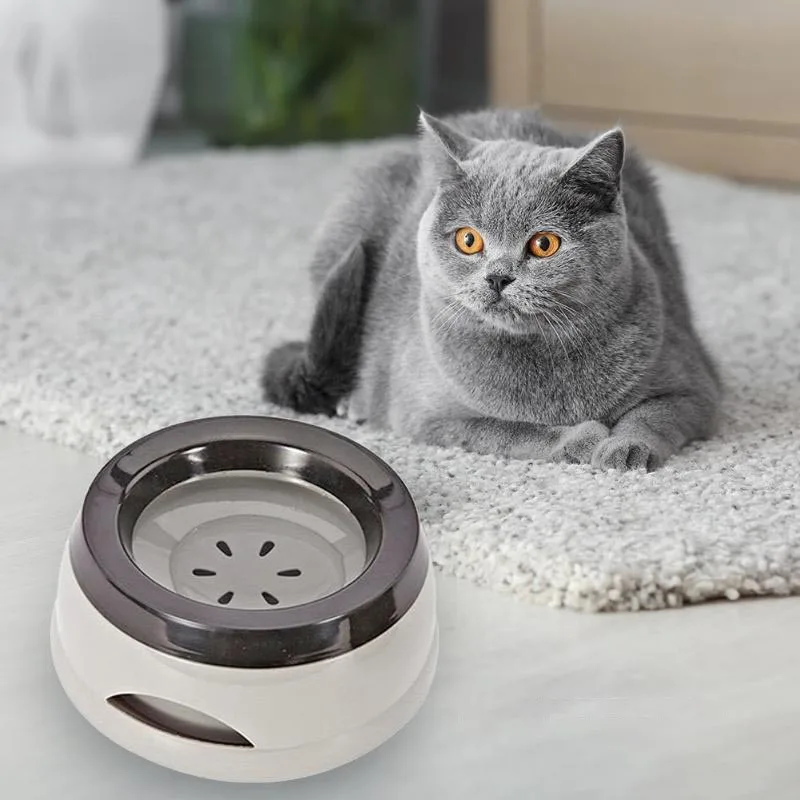 

Dog Water Bowl Floating Not Wetting Mouth Cat Bowl No Spill Drinking Water Feeder Plastic Portable Dog Bowl Support Dropshipping