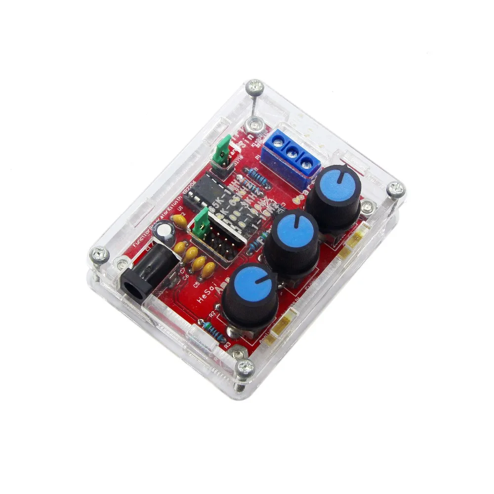 XR2206 Высокоточный генератор сигналов DIY Kit синус/треугольник/квадратный выход 1 Гц-1 МГц Регулируемая амплитуда частоты