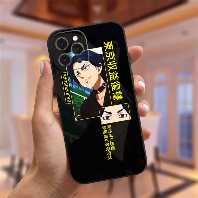 Japanese anime Tokyo Revengers Phone Case For iPhone 13 Mini 12 Pro Max XR XS MAX 7 8 Plus 6s 11 Pro Soft silicone Cover Fundas