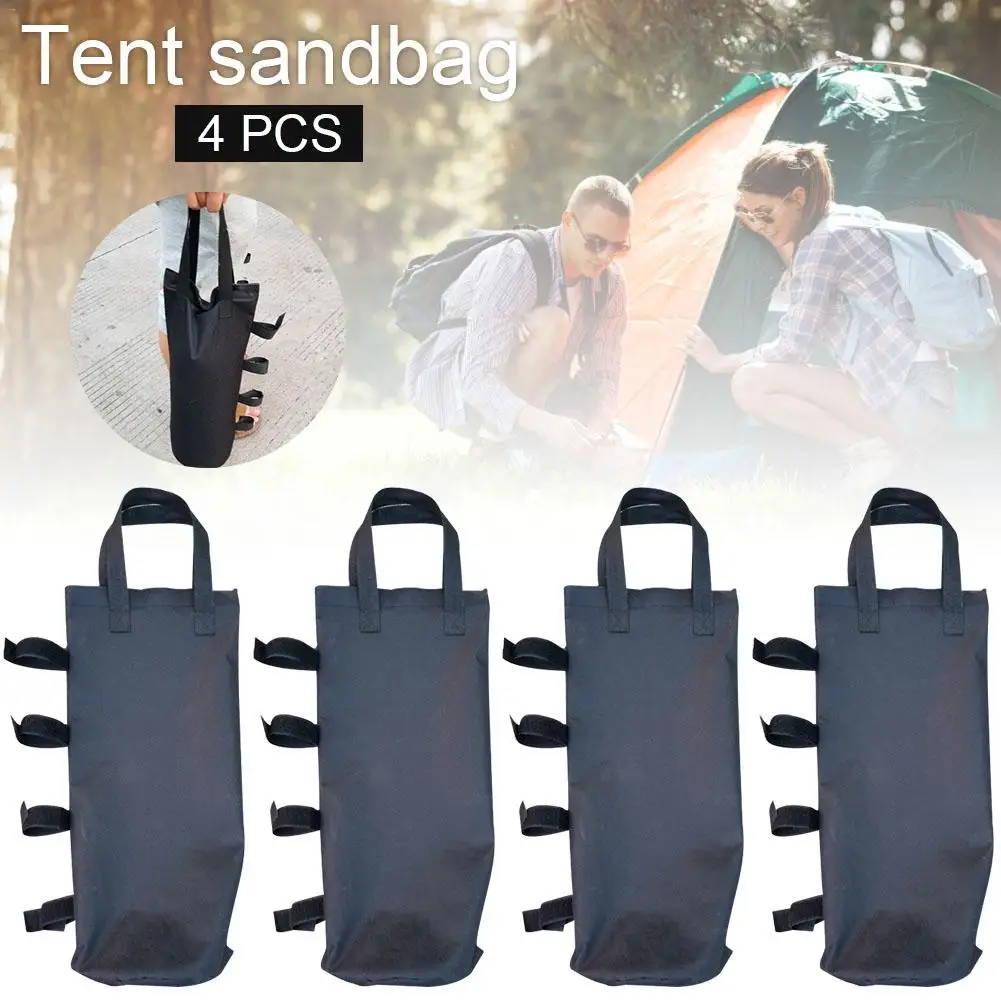 

4PCS Outdoor Tent Sandbag Single Pocket Support Fixed Tent Bag Fixed Tent Sandbag Supplies Camping Beach Tools