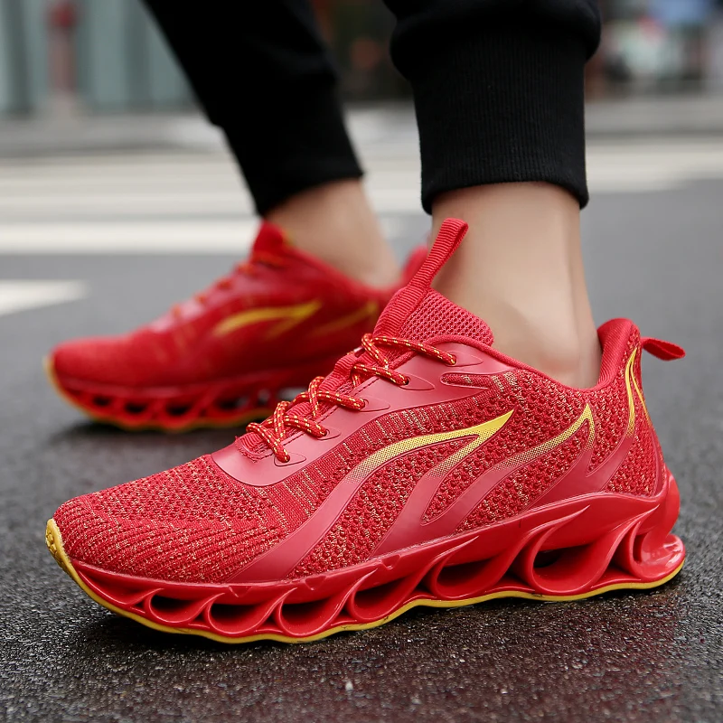 

New Running Shoes For Men Breathable Zapatillas Hombre Outdoor Sport Sneakers Lightweigh Walking Shoes Size 39-47 Sneakers