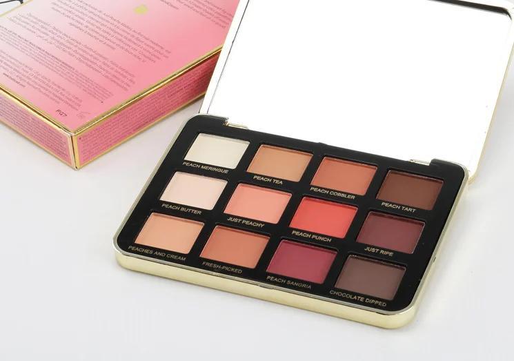Хит Косметика просто тени для век Pallete бархатные матовые тени для век Палитра infused 12 цветов Тени для век