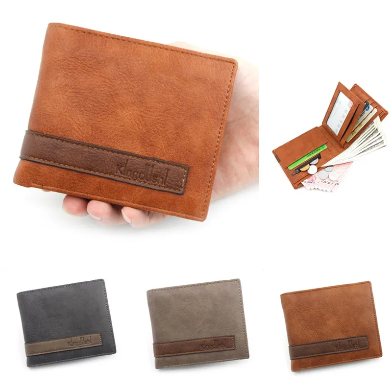 

2021 new men's short wallet fashion casual wallet casual large-capacity multi-card men's short wallet multifunctional coin purse