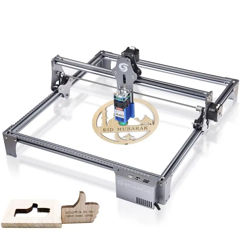 SCULPFUN S6 30 Вт лазерная гравировка машина высокой точности 410x420 мм резьба Быстрый