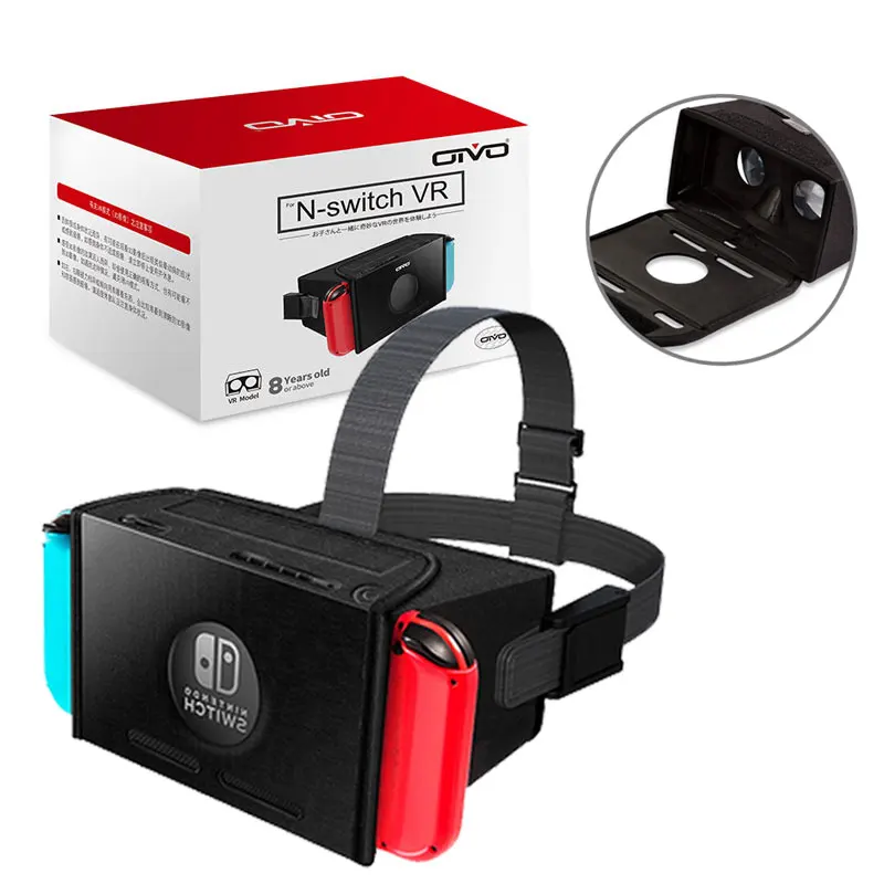 Солнцезащитные очки с переключателем игры VR с креплением на голову Фильмы Игры EVA 3D игры виртуальной реальности NS VR очки аксессуары
