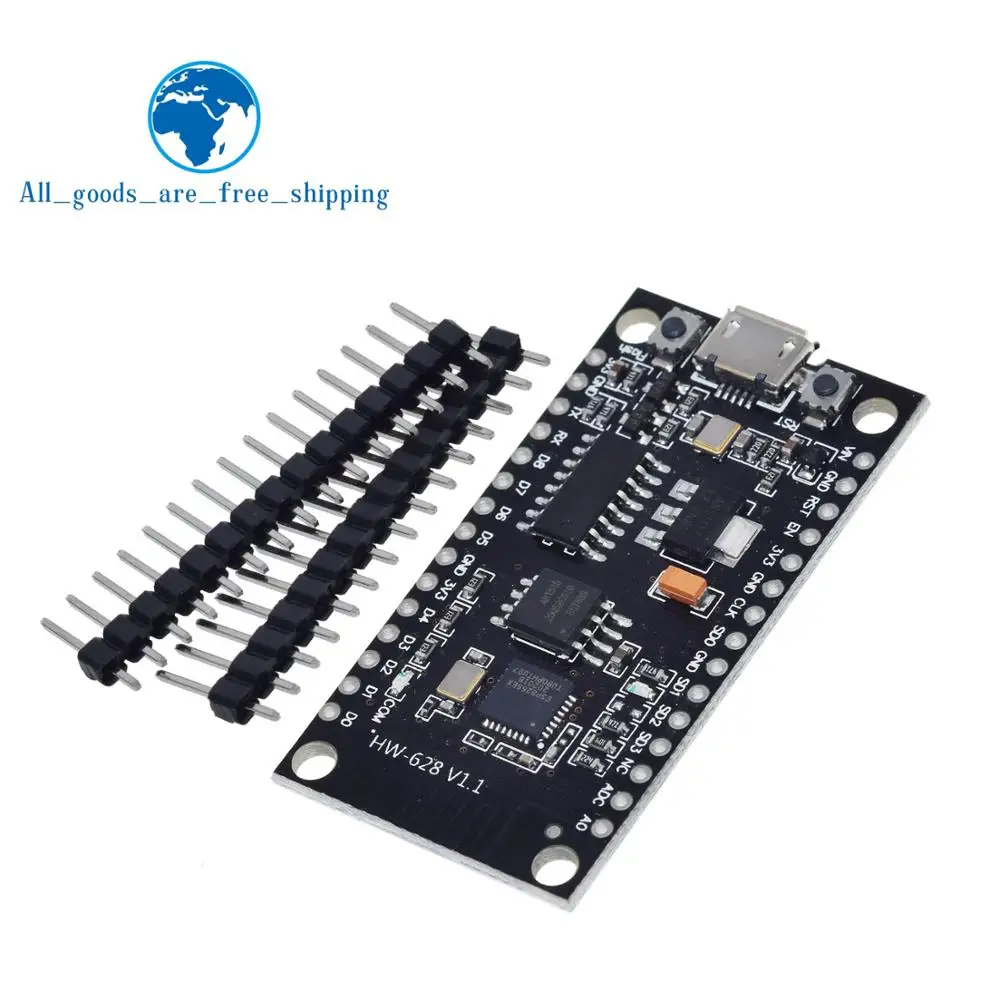 TZT NodeMCU V3 Lua wifi модуль интеграции ESP8266+ Дополнительная память 32M Flash, usb-последовательный CH340G для Arduino