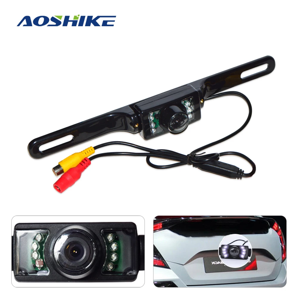 AOSHIKE HD задний вид автомобиля резервная камера парковочная система заднего вида CCD