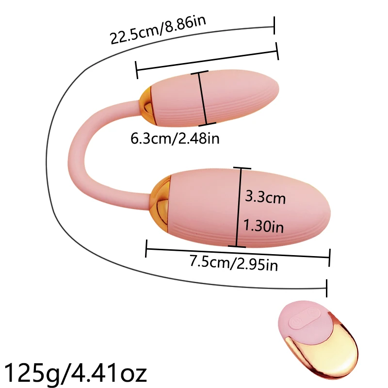 Беспроводной пульт дистанционного управления для женщин прыгающее яйцо