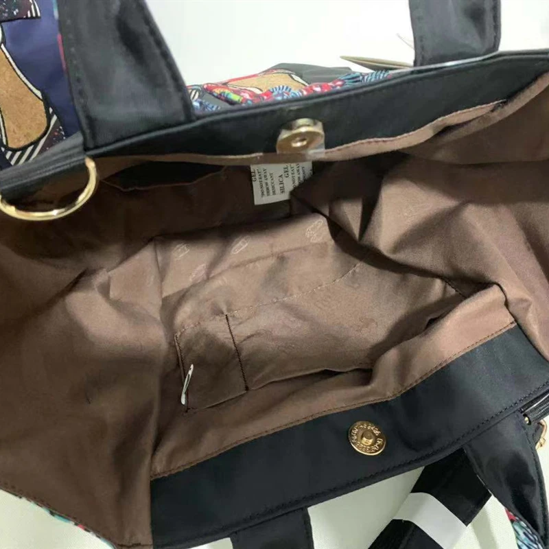 

Nylon Women Buckets 2021 New Fashion Embroidery Singlle Shoulder Bags Ladies Designer Purses and Handbags Sac Bandouliere Femme