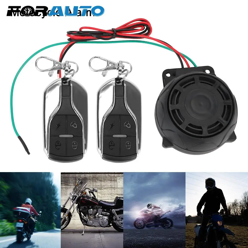 

12V Car Styling Motorcycle Alarm Security System Dual Remote Control Motorcycle Theft Protection Bike Scooter Motor Alarm System