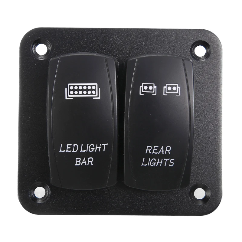 12V 24V Синий клавишный переключатель панель 5 Pin ВКЛ/выкл тумблер управления