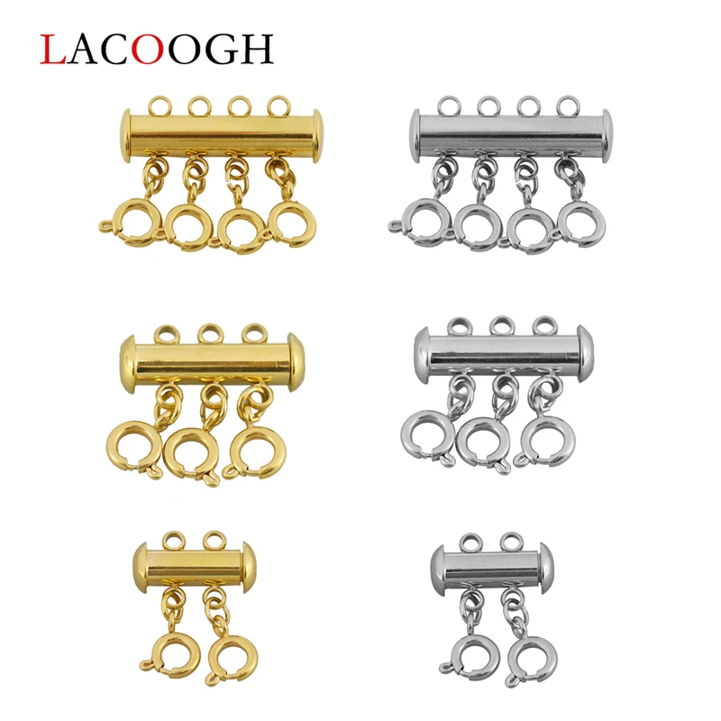 3 комплекта 2/3/4 ряда Пружинная Застежка магнитные застежки для браслетов