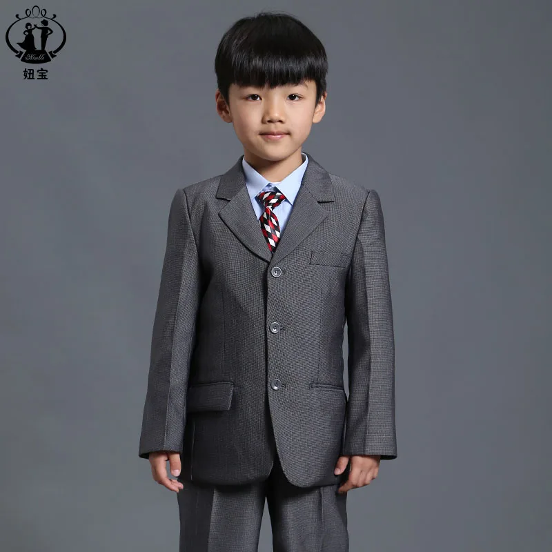 Nimble/костюм для мальчика Однобортный костюмы мальчиков Свадебный костюм Enfant Garcon