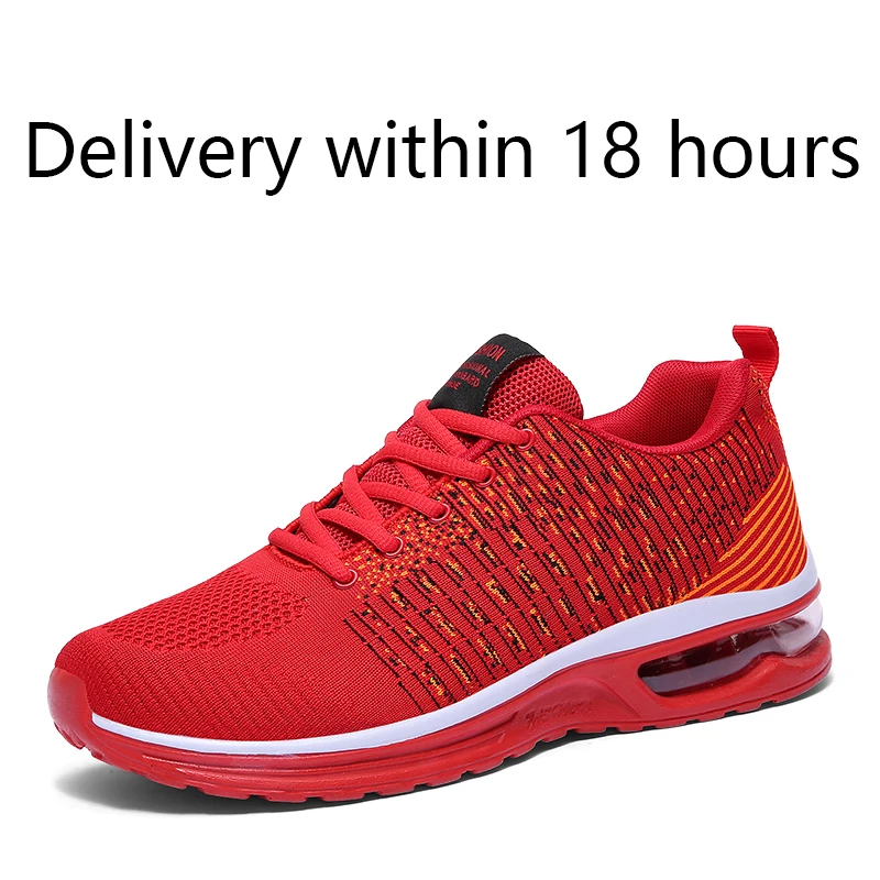 

Breathable Air Cushioned Running Shoes Light Men's Sports Shoes Large Size Sneakers 45 Women's Couple Jogging Casual Shoes