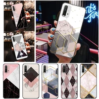 plating geometric marble phone case for xiaomi redmi 10x pro 9i 9at 9t 9a 9c 9 4g 5g note 9 9t 9s pro max 5g back cover funda