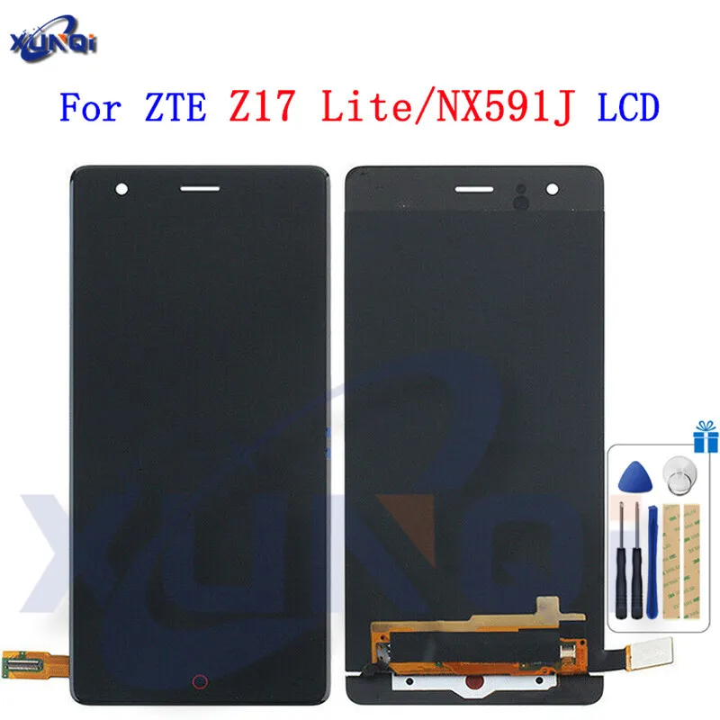 ЖК дисплей 5 дюйма для ZTE Nubia Z17 Lite дигитайзер панель сенсорного экрана в сборе NX591J
