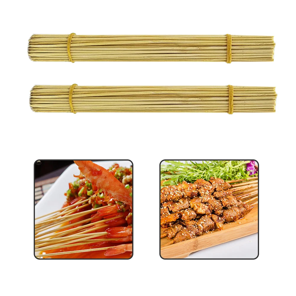 100 шт 30 см кухонные одноразовые бамбуковые палочки для барбекю шампуры мяса