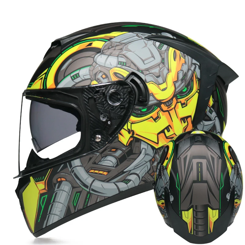 

Full Face Motorcycle Helmet Motorbike Cascos Chopper Men Women Downhill Dirt Bike Enduro Touring Commute Capacete De Moto