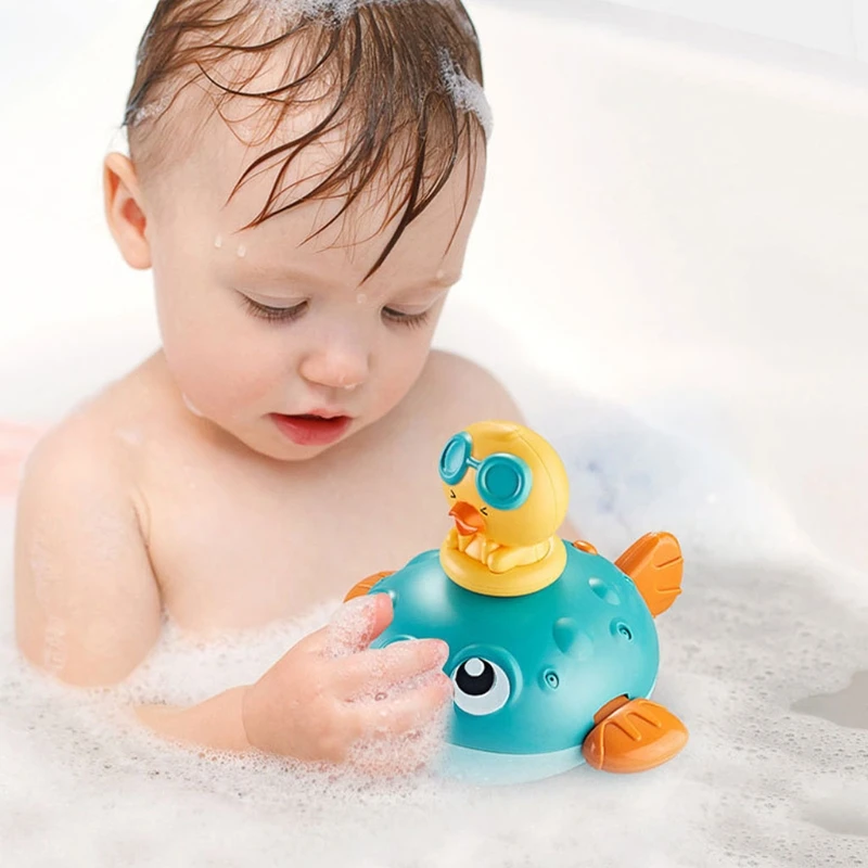 

Bathing Toy Education Bath Playing Toys Cartoon Whale-Shape Shower Fountain Toys Electric Bathtub Spray Toy for Babies