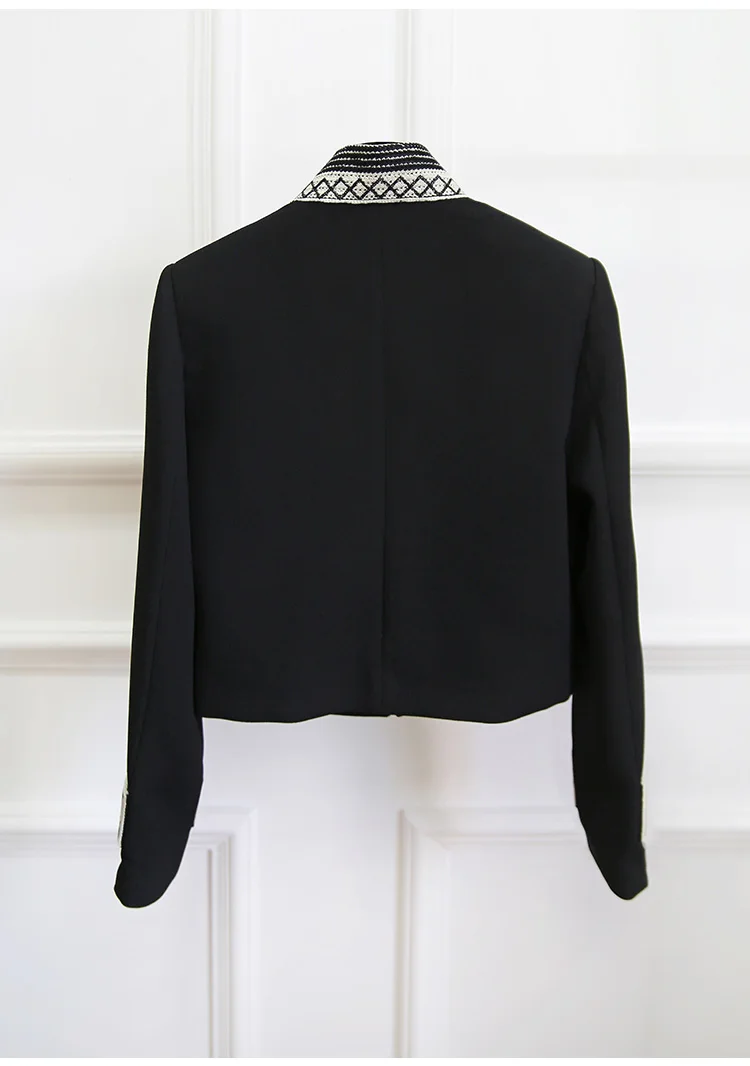 Новый осенне зимний красивый Приталенный кардиган в морском стиле короткое