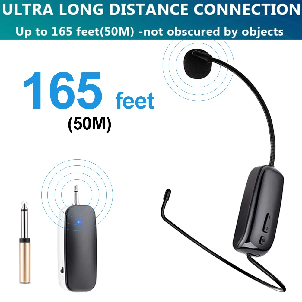 

Wireless Microphone Headset UHF Handheld Speaker Set For Voice Amplifier, High Power Speaker, Portable Pa System Mixer, Karaoke