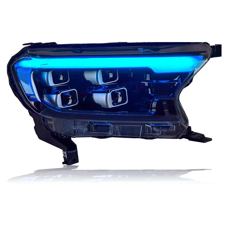 

Car Lamp Assembly For Ford Ranger 2015-2020 T6 T7 Headlights Full LED DRL Running Light Front Lights Dynamic Turn Signal