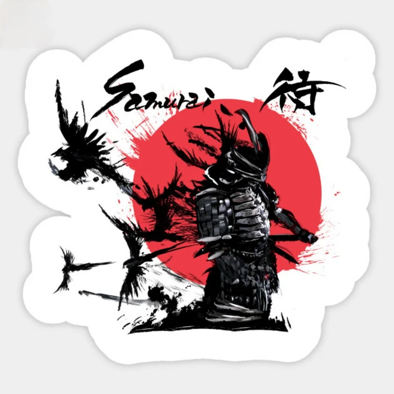 

Interesting Car Sticker Samurai Japanese Retro Art Print Bushido PVC Decal High Quality KK Vinyl Cover Scratches Waterproof PVC