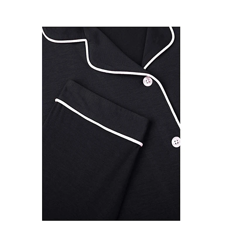 Осенняя Пижама для женщин одежда сна с длинным рукавом женская мягкая отдыха PJ