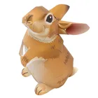 Миниатюрный кролик рекс оригами искусство Складная Милая 3D бумажная модель из бумаги ремесло фигурка животных DIY для детей и взрослых ручной работы ремесленные игрушки QD-037