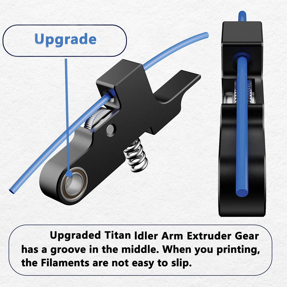 upgrade metal extruder idler arm for prusa i3 mk3 artillery genius sidewinder x1 anycubic 4max pro chiron titan aero 3d printer free global shipping