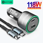 PD 100 Вт автомобильное зарядное устройство USB QC5.0 QC3.0 Тип C, быстрая зарядка для MacBook Lenovo Dell Xiaomi ноутбука iphone 1312 Samsung S2120 пикселей