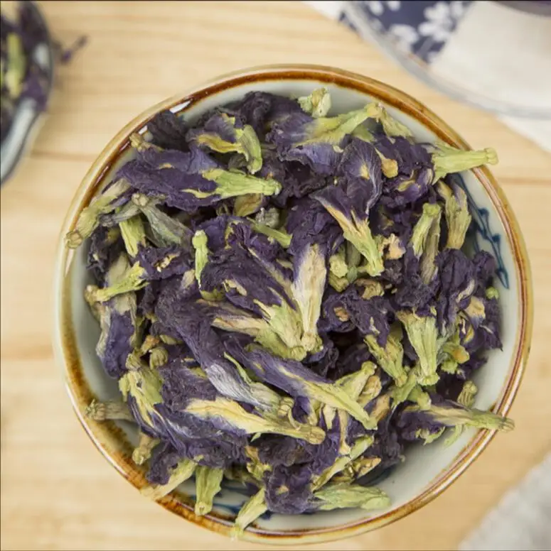 2021 натуральный синий чай в виде бабочки сушеный цветок гороха Clitoria Kordofan травяной