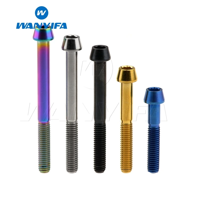 Титановые болты Wanyifa M6X45 50 55 60 мм Аксессуары для велосипеда велосипедные