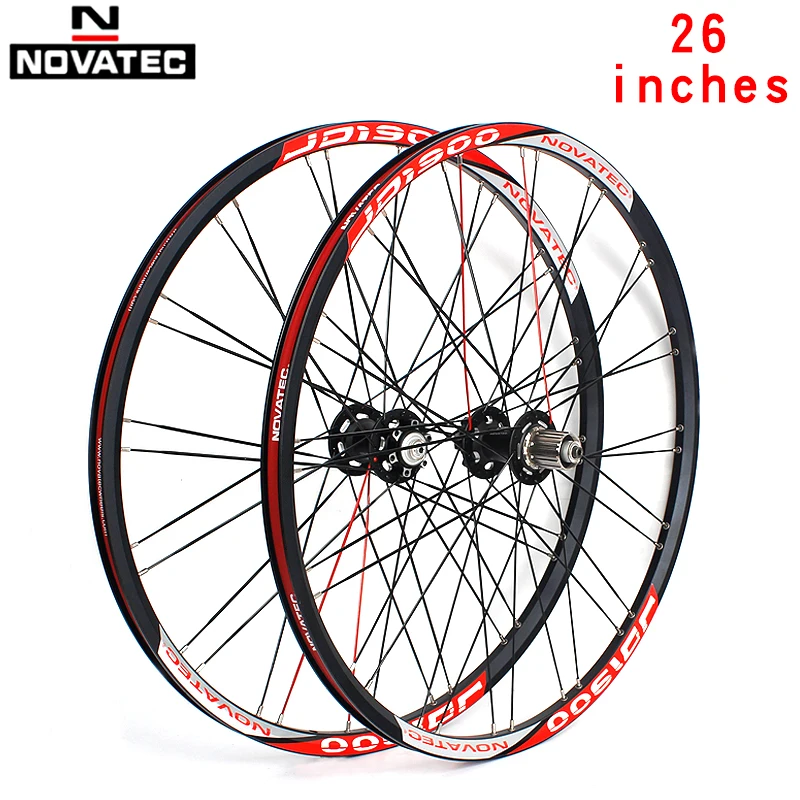 Novatec горный велосипед MTB внедорожный колеса из алюминиевого сплава 26 дюймов