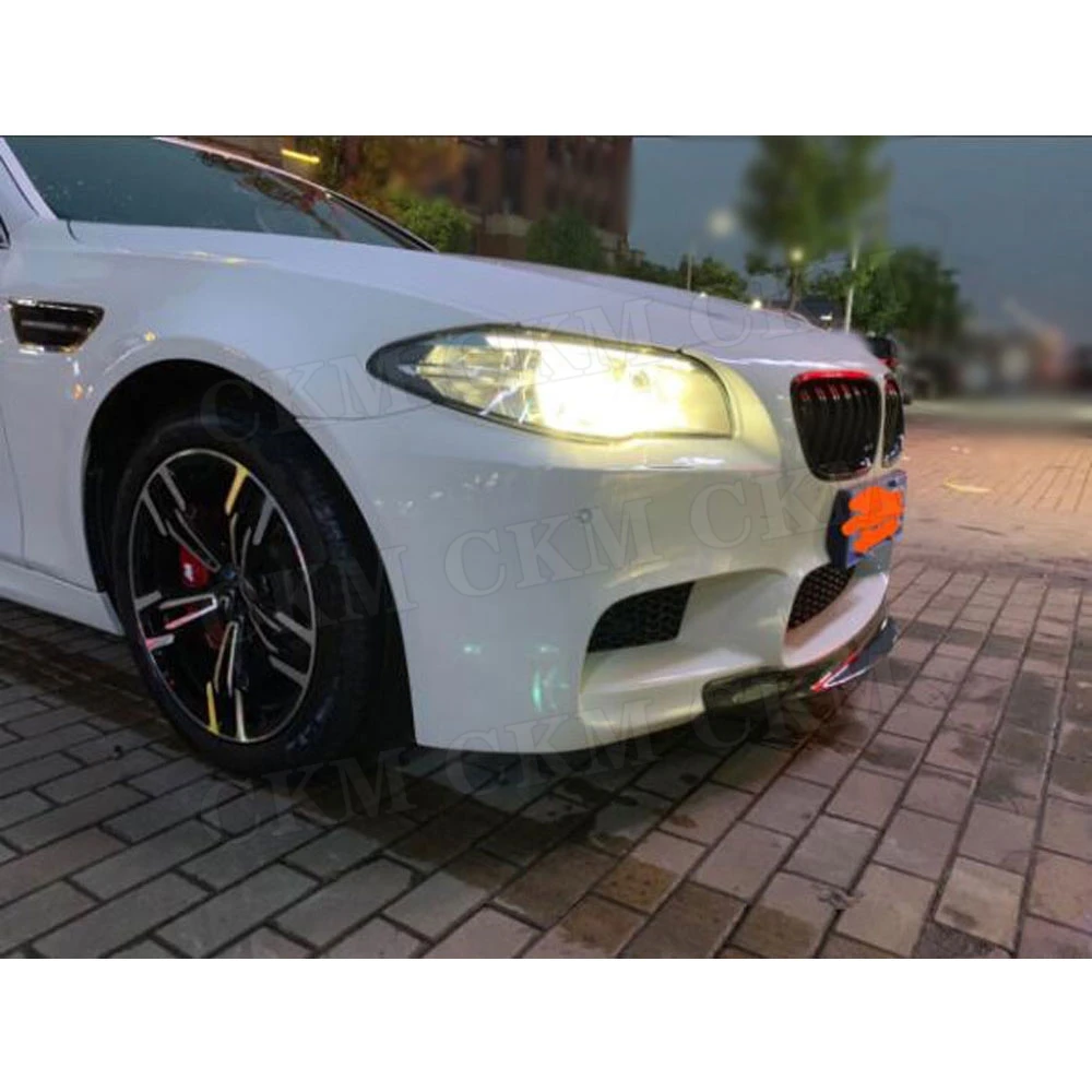 Для BMW 5 Series F10 M5 оригинальный бампер 2012 2016 из углеродного волокна передний спойлер