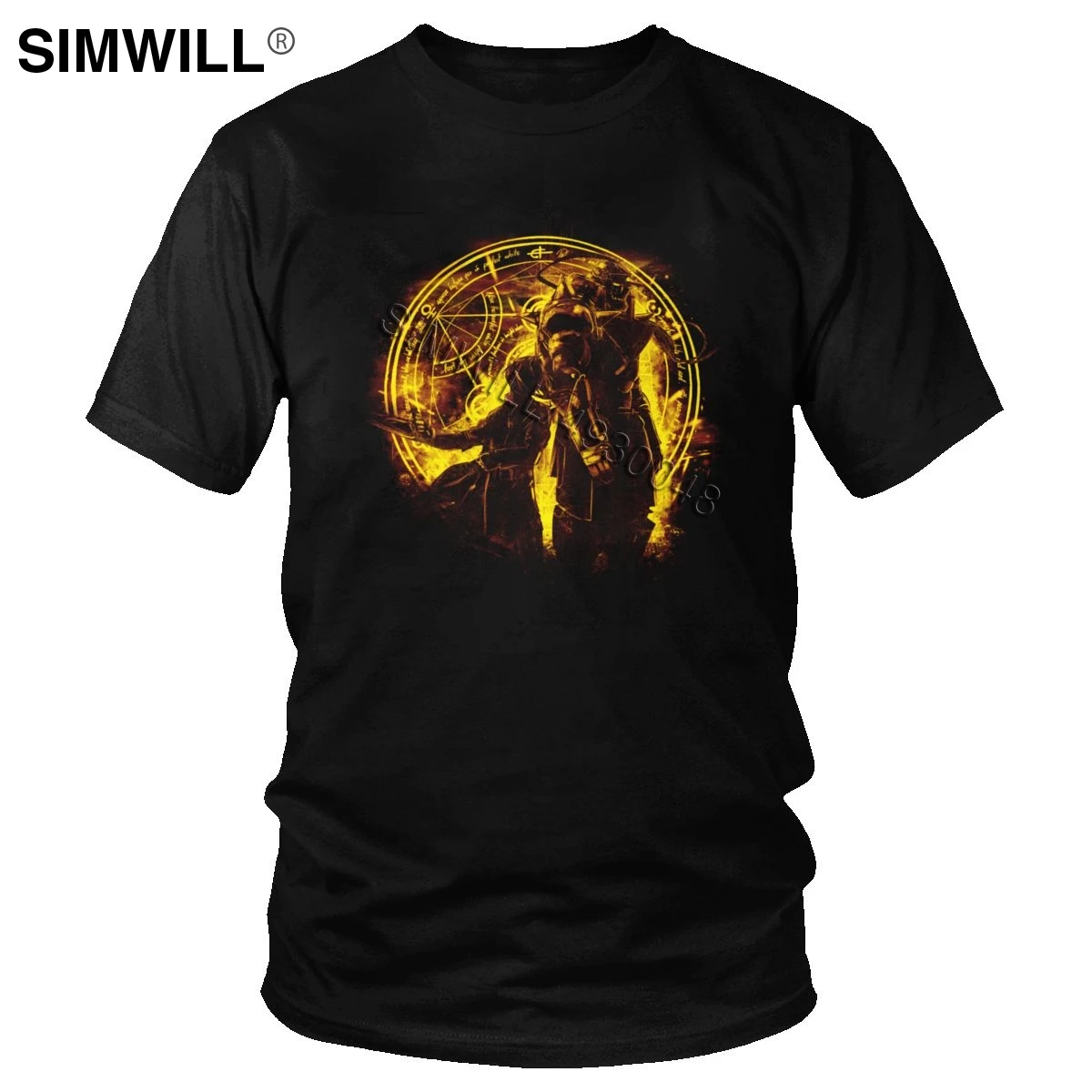 

Fullmetal Alchemist Brotherhood T Shirt Homme Soft Cotton Edward Elric Anime Manga Tee O-neck Short Sleeve Summer Tshirt Gift