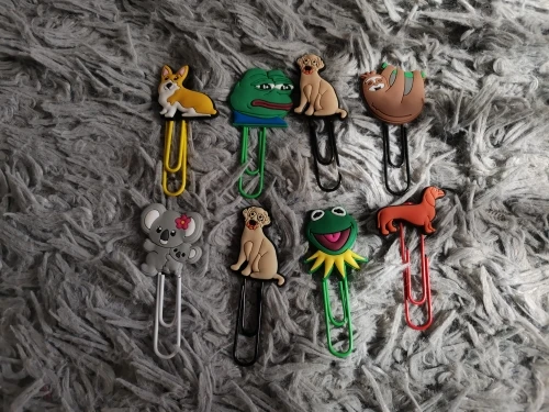 

1pcs Cute Dolls Bookmarks for Book Cartoon Figure Book Mark Paper Clips Page Holder for School Teacher Office Supply Kids Gift