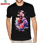 Мужские рубашки с коротким рукавом и круглым вырезом, из хлопка