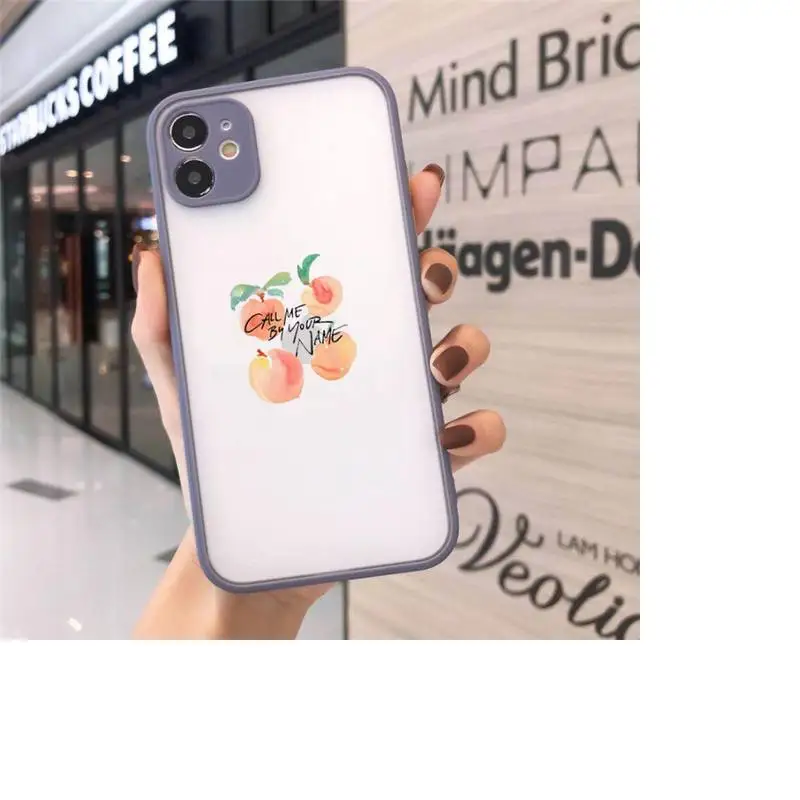 

Call Me by Your Name movie luxury Phone Case cover matte transparent For iphone 7 8 11 12 plus mini x xs xr pro max cover