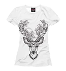 Футболка женская Олень (Хипстер)