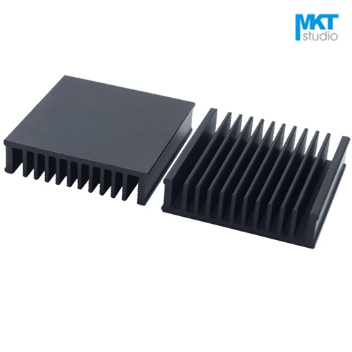 

5Pcs Comb Type Black 50*50*12.7mm Aluminum Cooling Fin Radiator Heat Sink For TO-3P, MOS, IC, Amplifier, Power