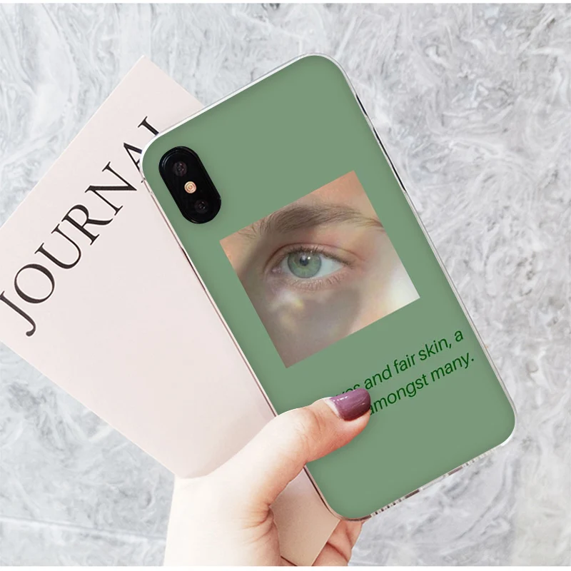 Отличный художественный эстетический чехол из мягкого ТПУ для iPhone 5 5S 6 6S 7 8 Plus X Xs